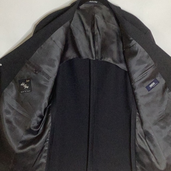 Vito Rufolo Soft/Reda Fabric/Black Men's Sports Coat/Suit Jacket - Picture 13 of 15